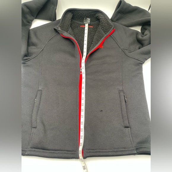 SPYDER Jacket Mens Large Black Constant Full-Zip Sweater Sherpa Lined Knit Coat - Picture 11 of 15